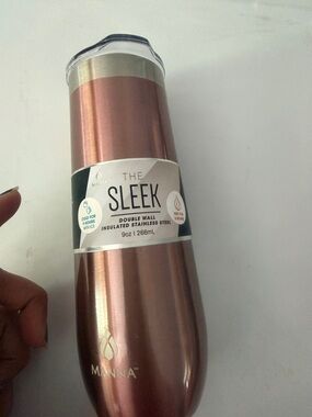 Manna The Sleek Double Wall Insulated Tumbler - Rose Gold 9 oz